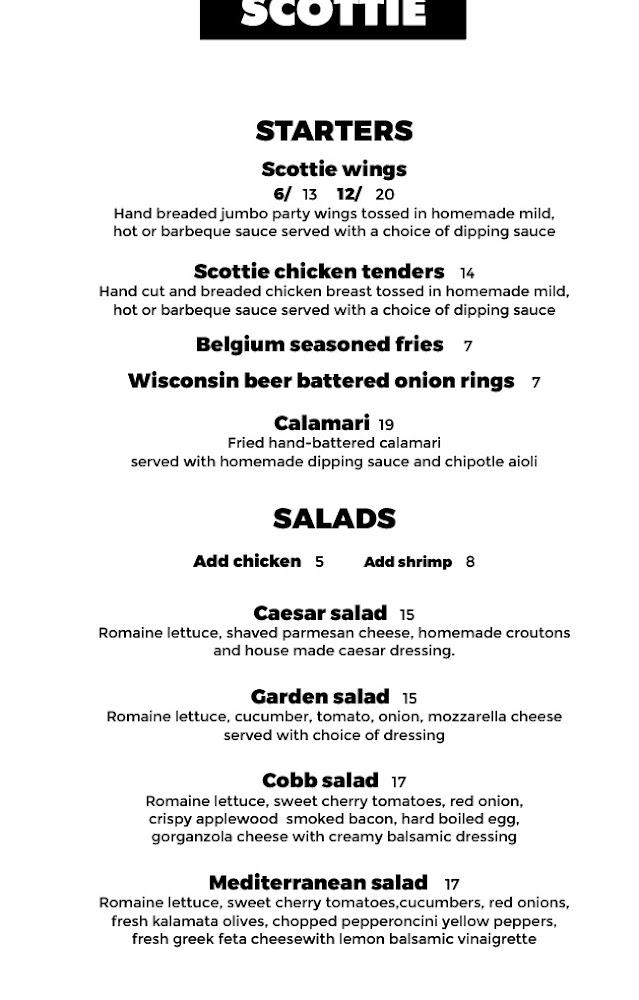 Lucky Scottie Restaurant Menu image 4